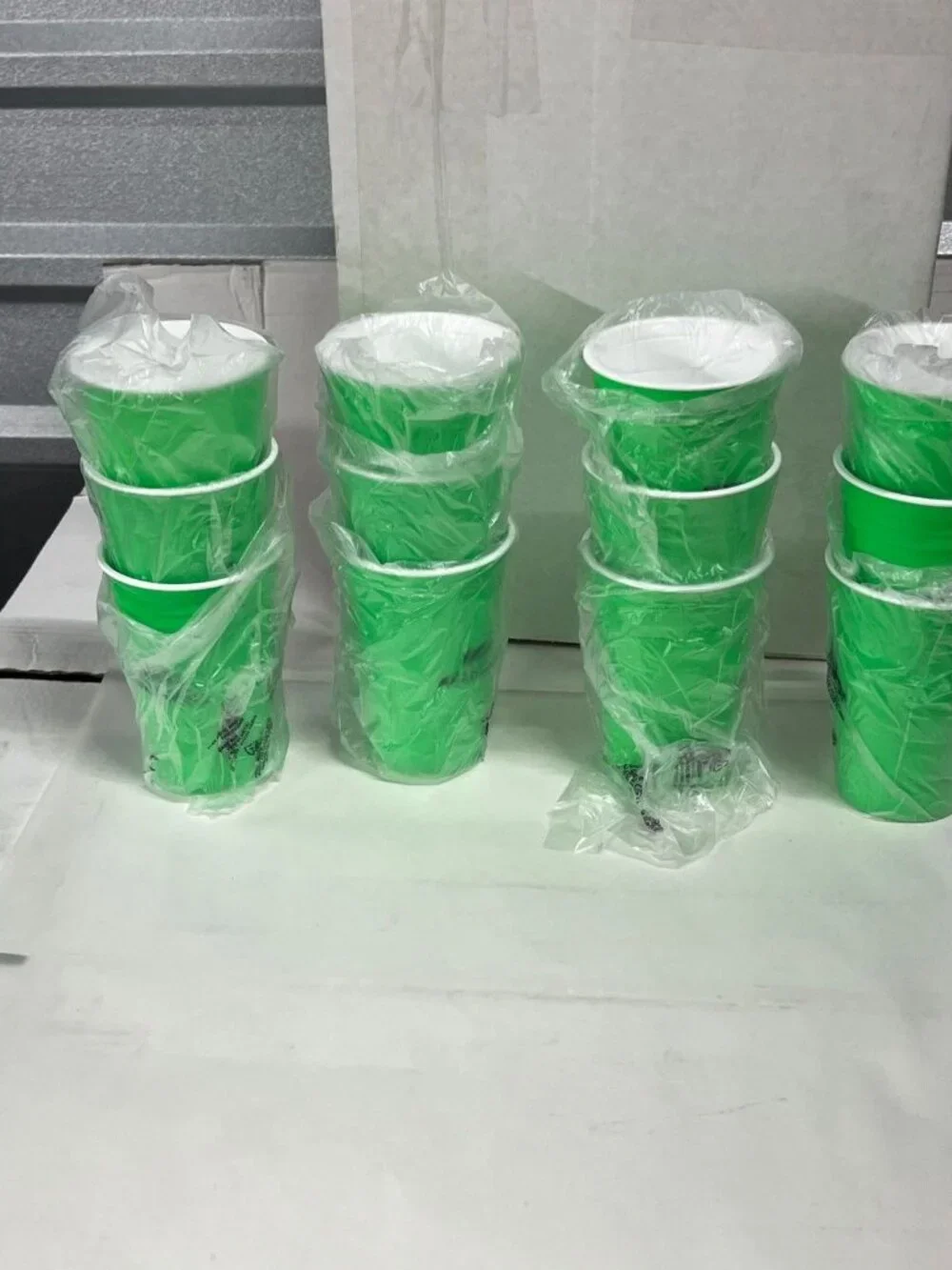 2x Seattle Seahawks NFL Football Plastic Cups Green Tailgate Party Picnic Dorm